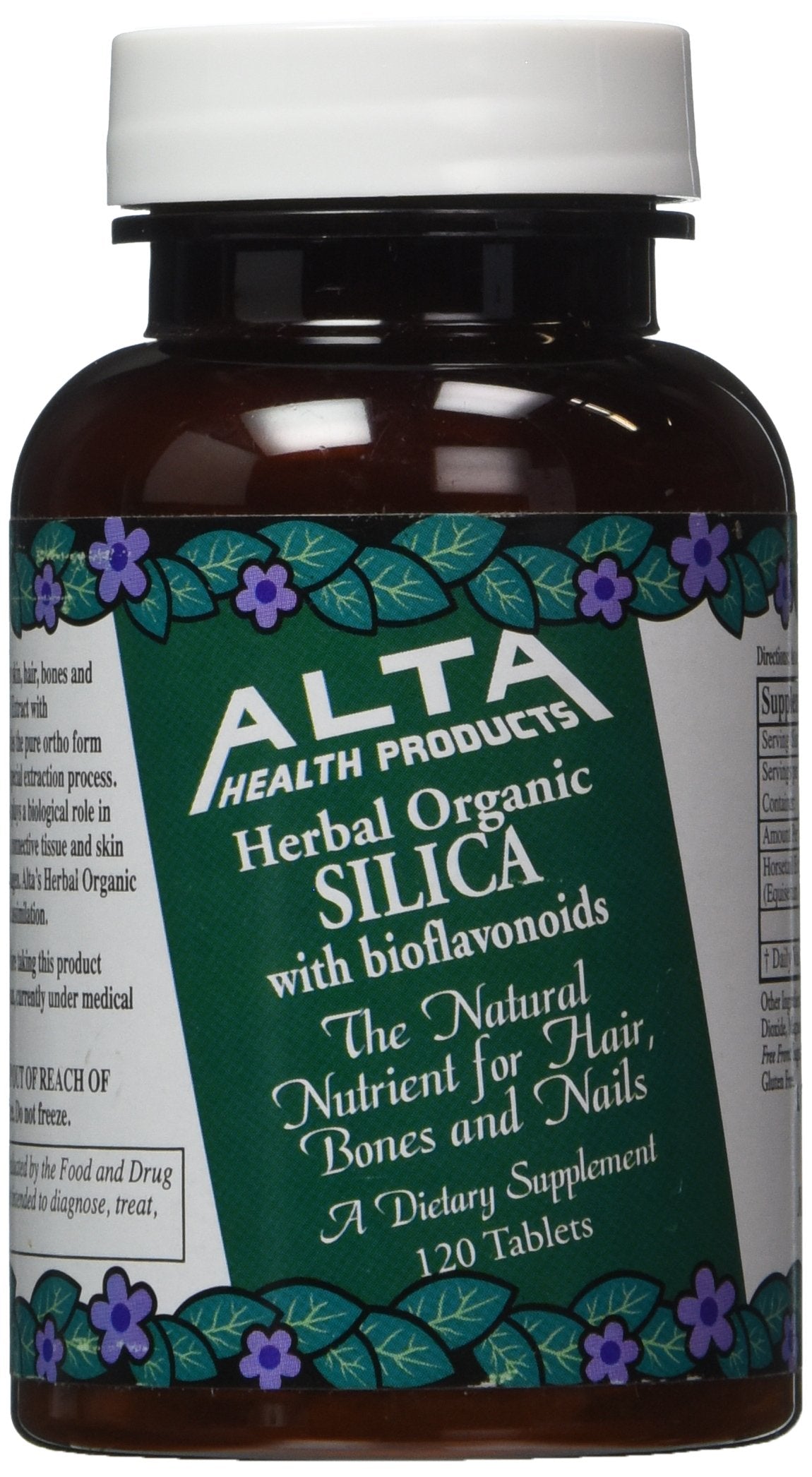 Alta Health Silica - botella: apoyo para piel, cabello y uñas.