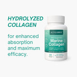 ALTAGAMMA Colágeno Marino: omega-3 y aminoácidos clave para cuidado general.