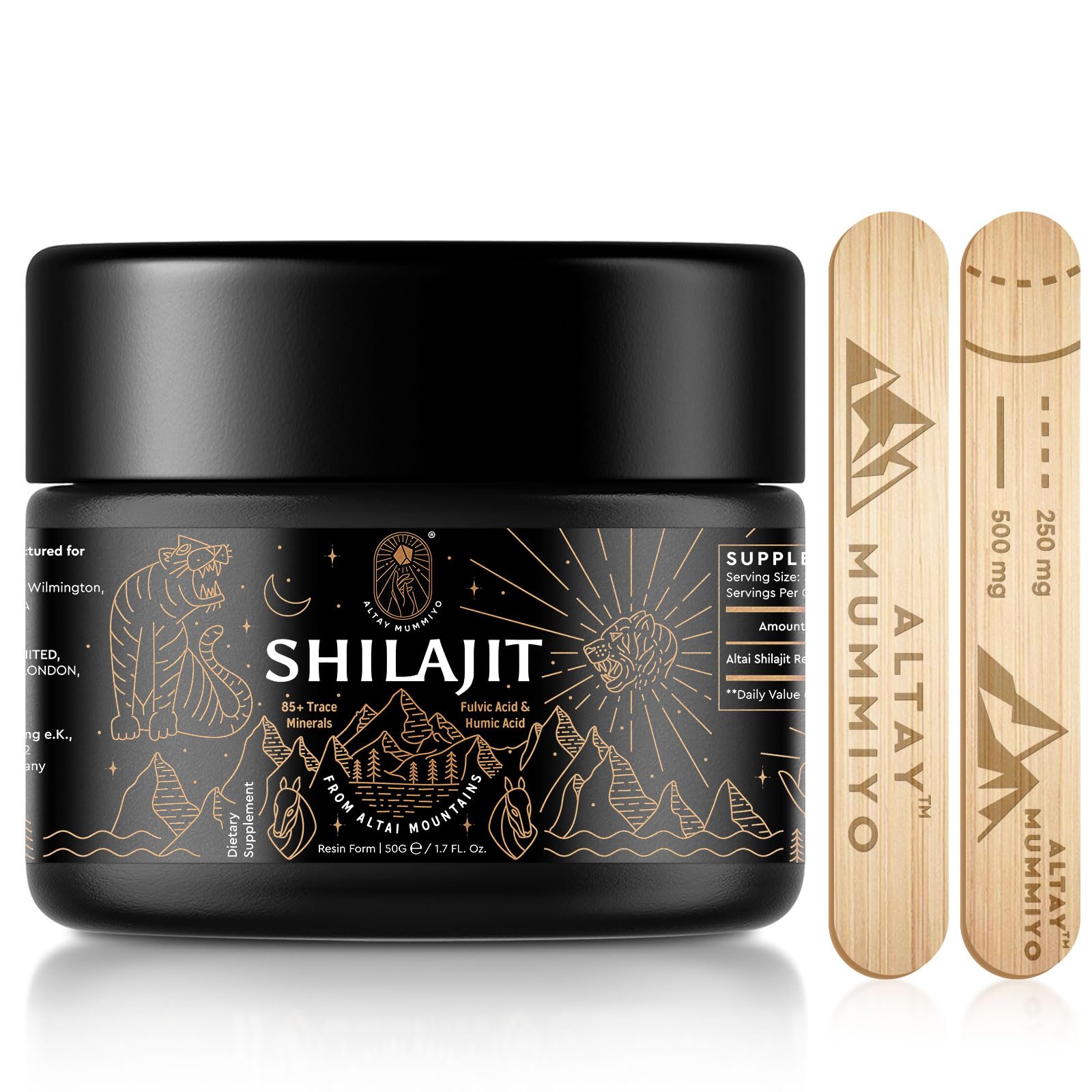 ALTAY MUMMIYO resina shilajit oro de alta calidad para energía diaria