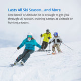 Altitude RX OxyBoost, comprimidos, formato práctico para viajes y montañas.