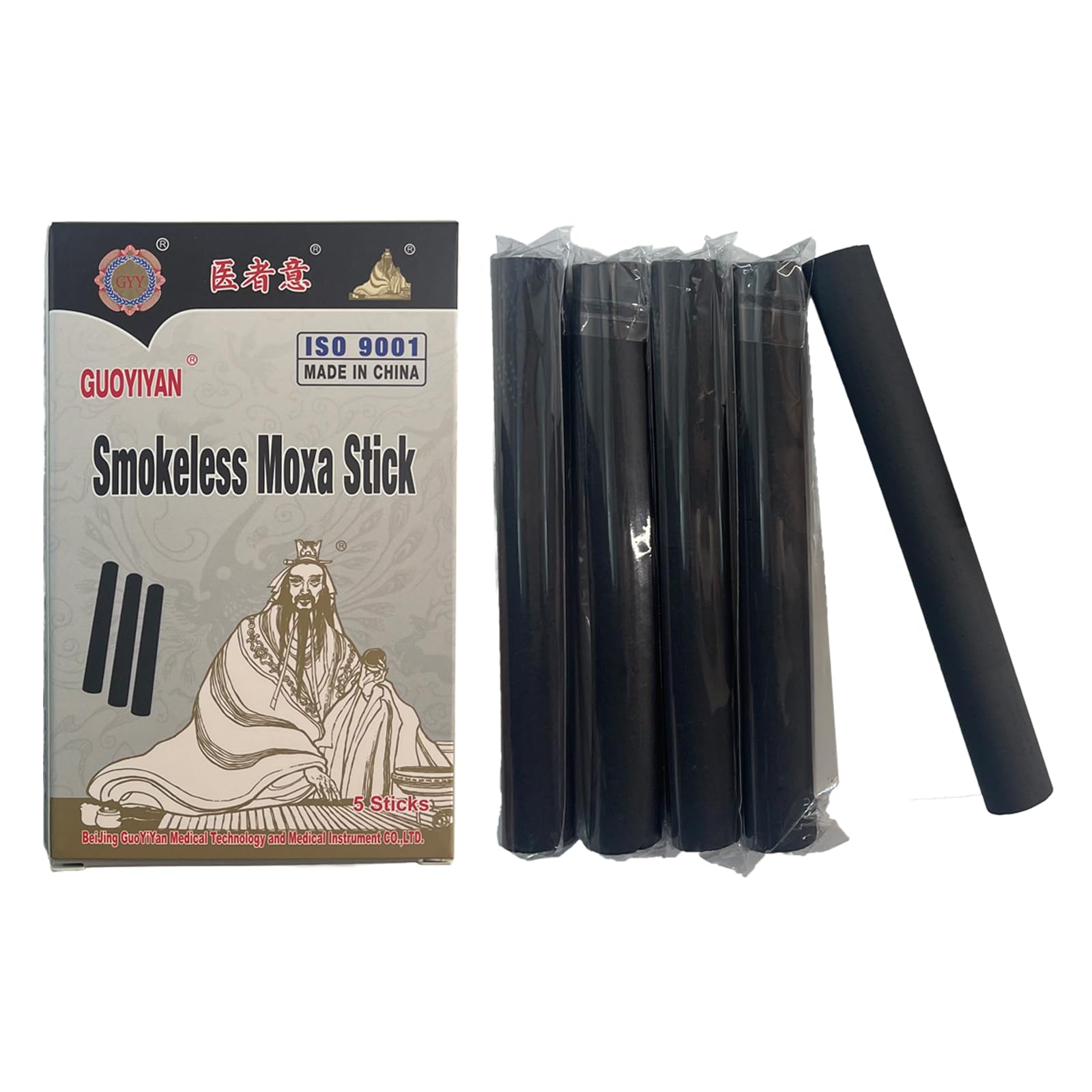 Alumeng moxa sin humo, palitos de 130 mm para relajación