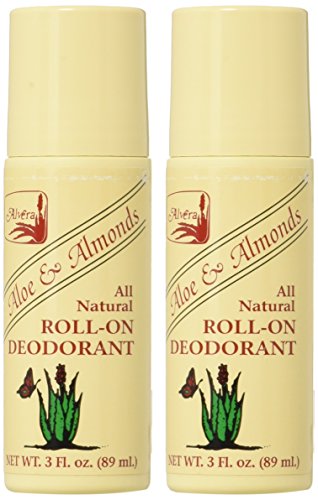 Alvera Desodorante Aloe y Almendras, etiqueta limpia para piel sensible