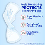 Always Infinity FlexFoam con alas que se mantienen en su lugar.