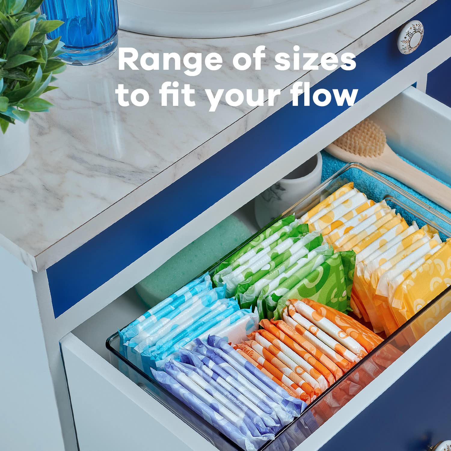 Always núcleo LeakGuard que absorbe rápidamente