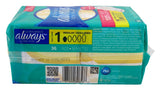 Always toallas ultrafinas, superficie absorbente suave para uso diario discreto.