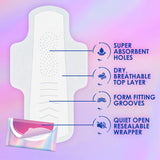 Always Pocket FlexFoam Pads con alas ofrece seguridad durante el día.