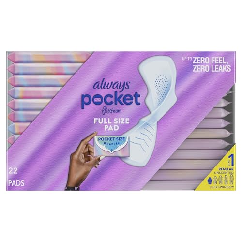 Always Pocket FlexFoam Pads ideales para uso diario y discreción.
