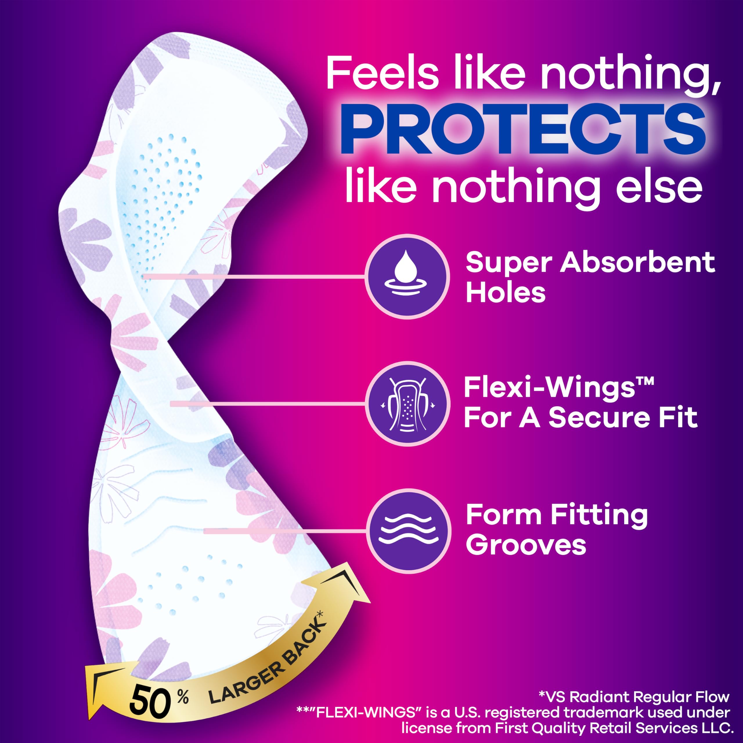 Always Radiant FlexFoam con diseños tropicales: estilo y comodidad para la noche