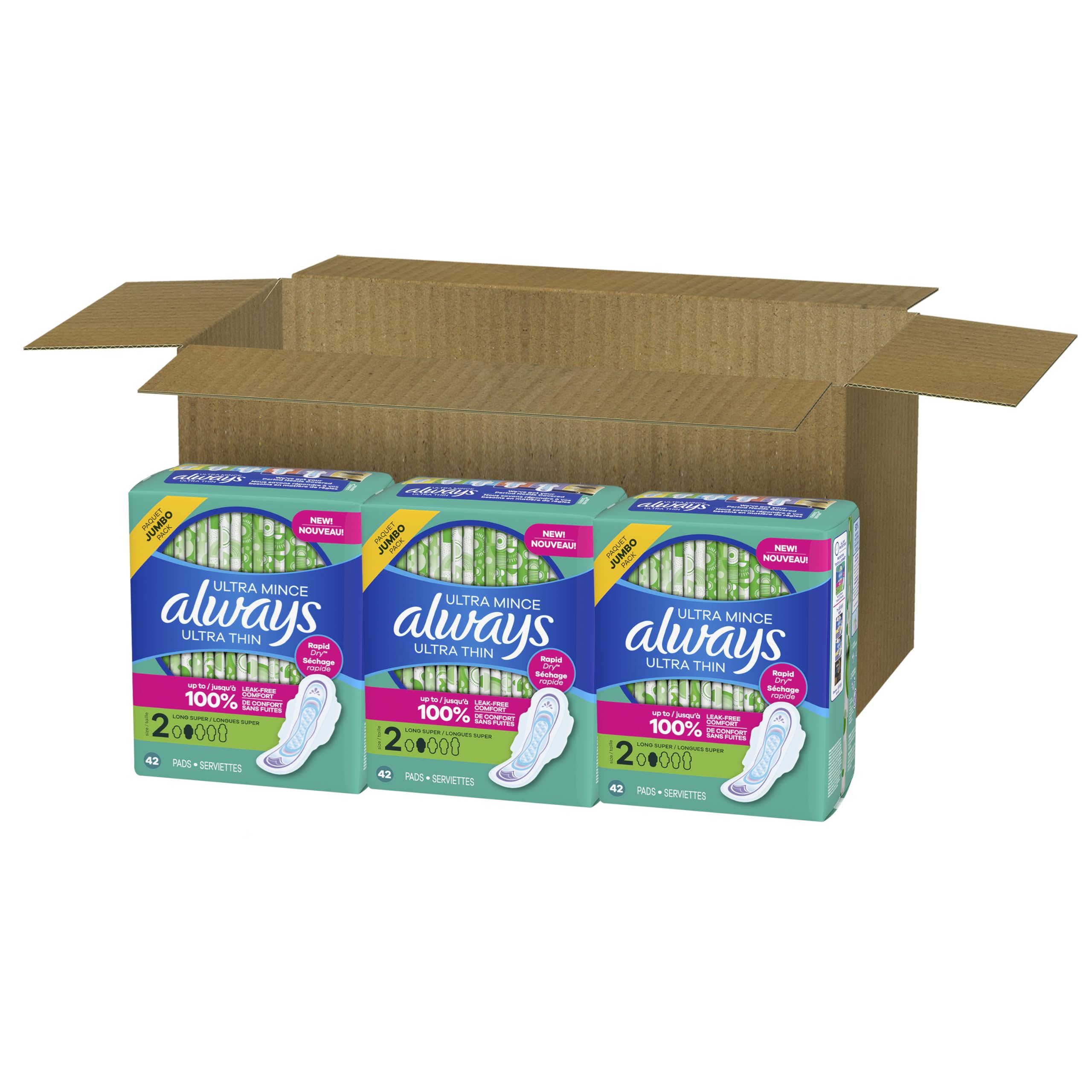 Always Ultra Thin Pads, elegible para planes FSA/HSA