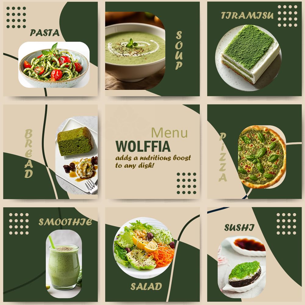 Batido con Wolffia AMA GROW, proteína vegetal de alta calidad.