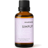 AmaKane: botella ambar con pipeta para difusor, aroma limpio y duradero.