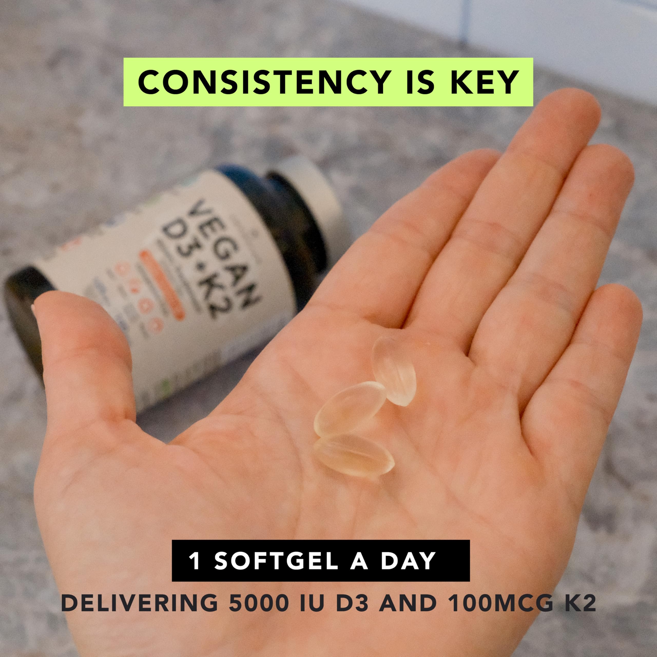 AMANDEAN K2 MK-7, alta potencia para salud ósea y arterial.