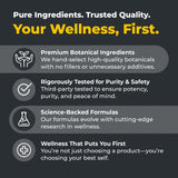 Gomitas veganas de Amazing Botanicals Shilajit, aptas para dietas sin gluten.