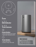AMAZING FLOWER difusor con niveles de niebla para distintos ambientes.