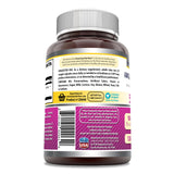 Amazing Formulas 5-HTP etiqueta clara con información de dosis
