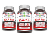 Amazing Formulas BCAA en cápsulas, porción de 1000 mg para apoyo de recuperación durante entrenamientos
