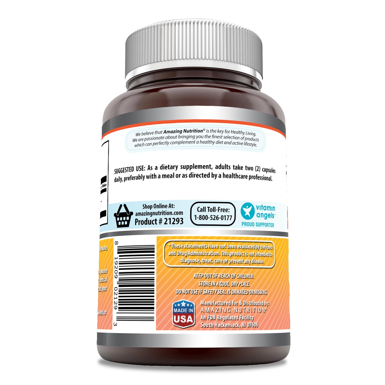 Etiqueta frontal indica ingredientes clave de Berberina 1000mg