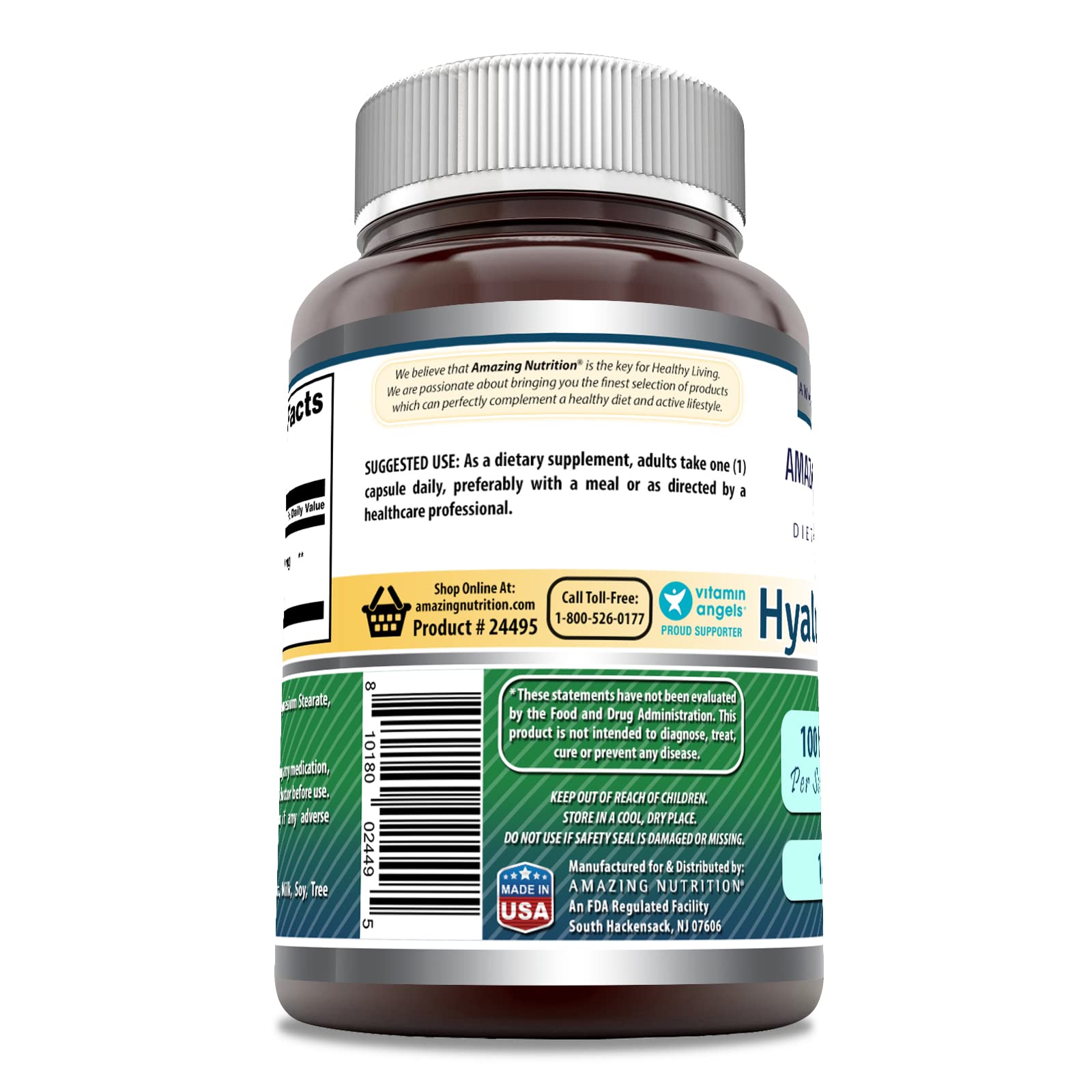 Amazing Formulas etiqueta sin OGM, opción segura para dietas