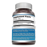Amazing Formulas L-Triptofano 1000 mg, etiqueta visible, fórmula libre de gluten para diario