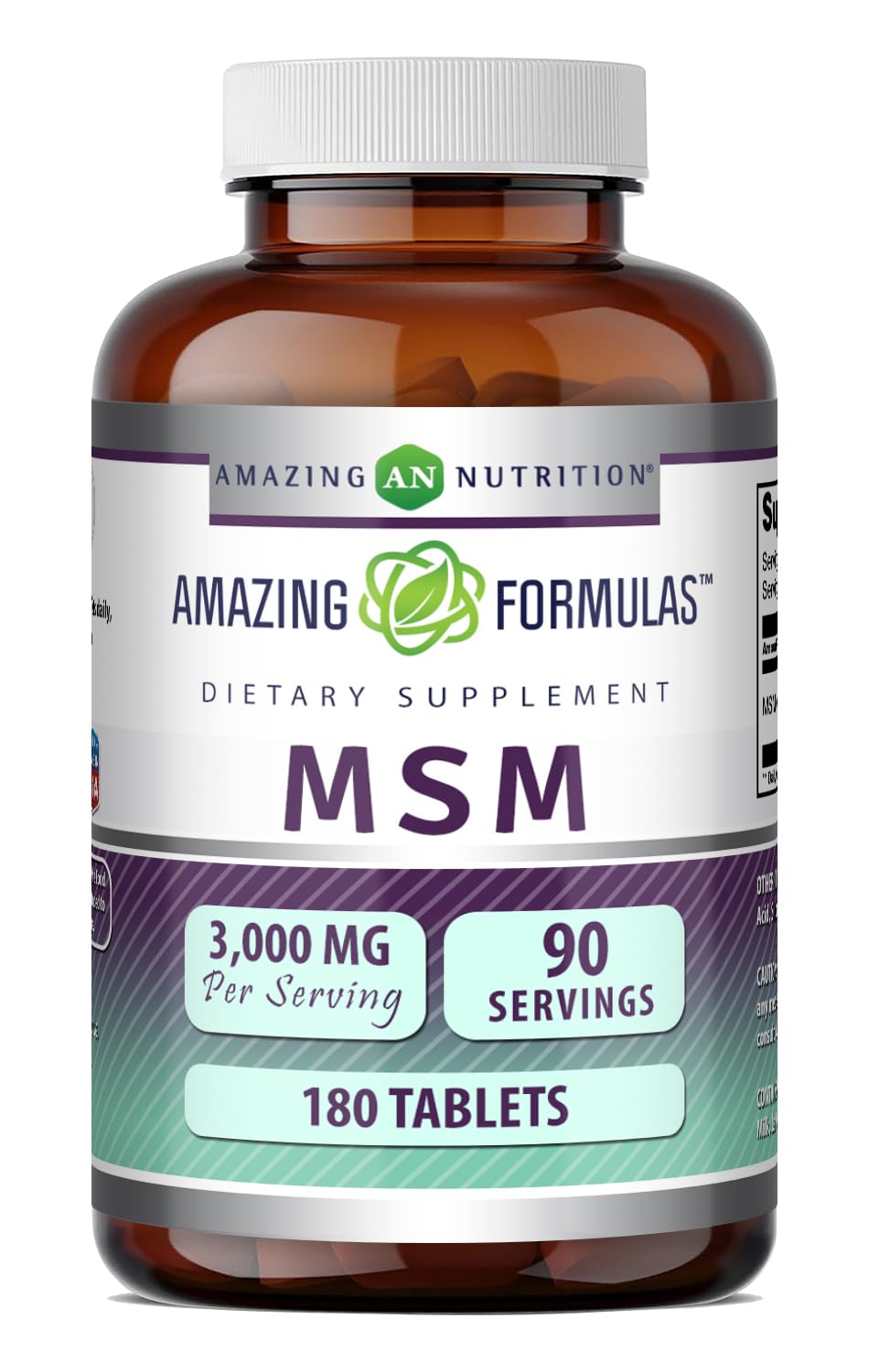 Amazing Formulas MSM tabletas: una porción diaria para uso cómodo