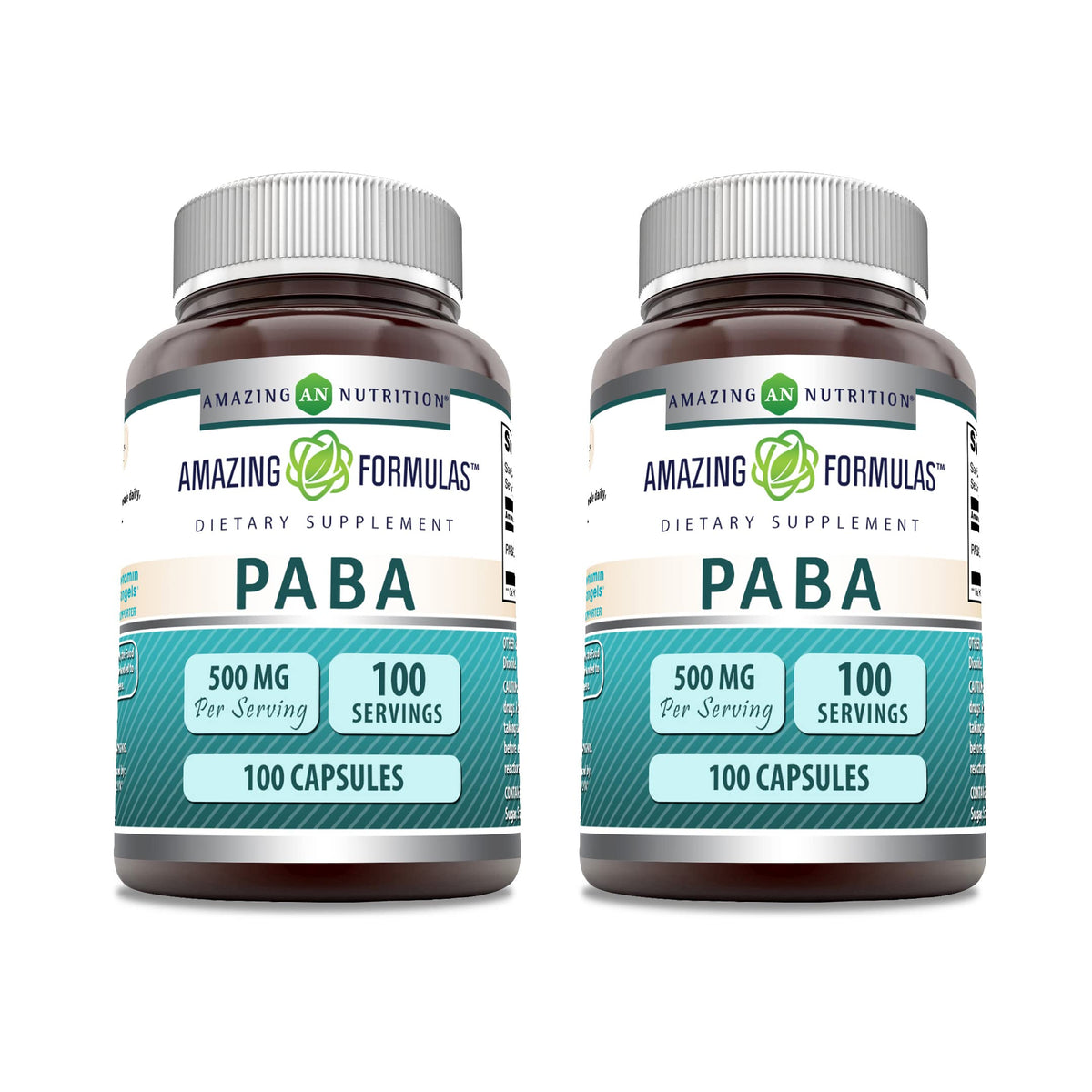 Amazing Formulas PABA Suplemento en cápsula, apoyo para la rutina diaria de bienestar