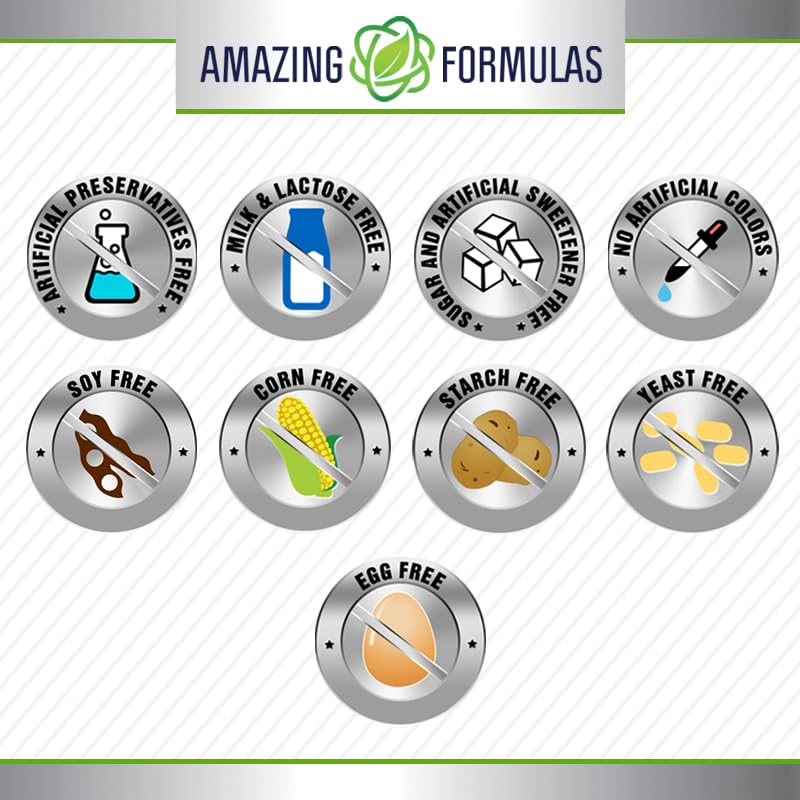 Proceso GMP de Amazing Formulas garantiza calidad y potencia.