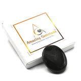 Amazing Gemstone: acabado satinado en ágata negra para regalo elegante.