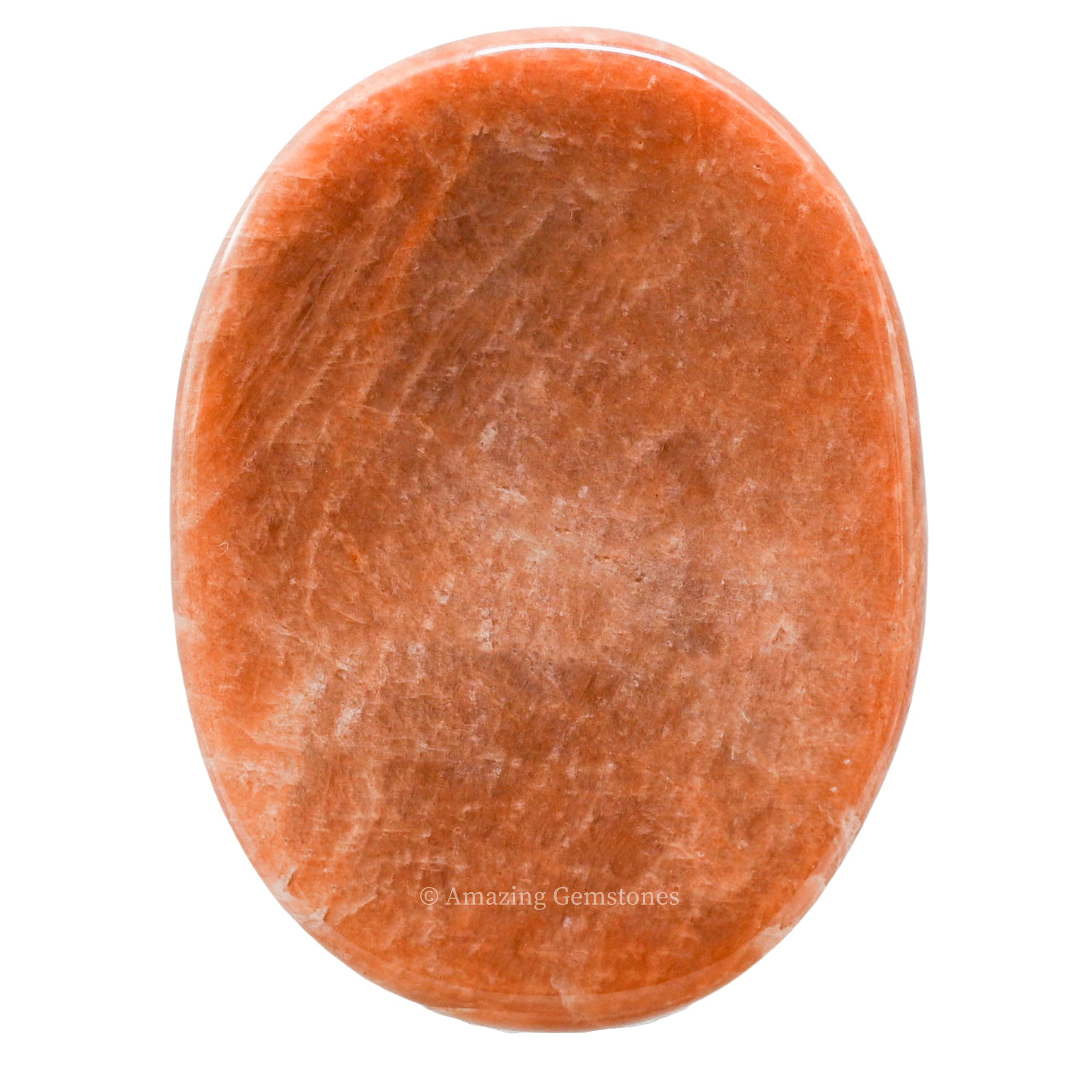 Amazing Gemstone Peach Moonstone: accesorio de meditación cristal para equilibrio diario de energías