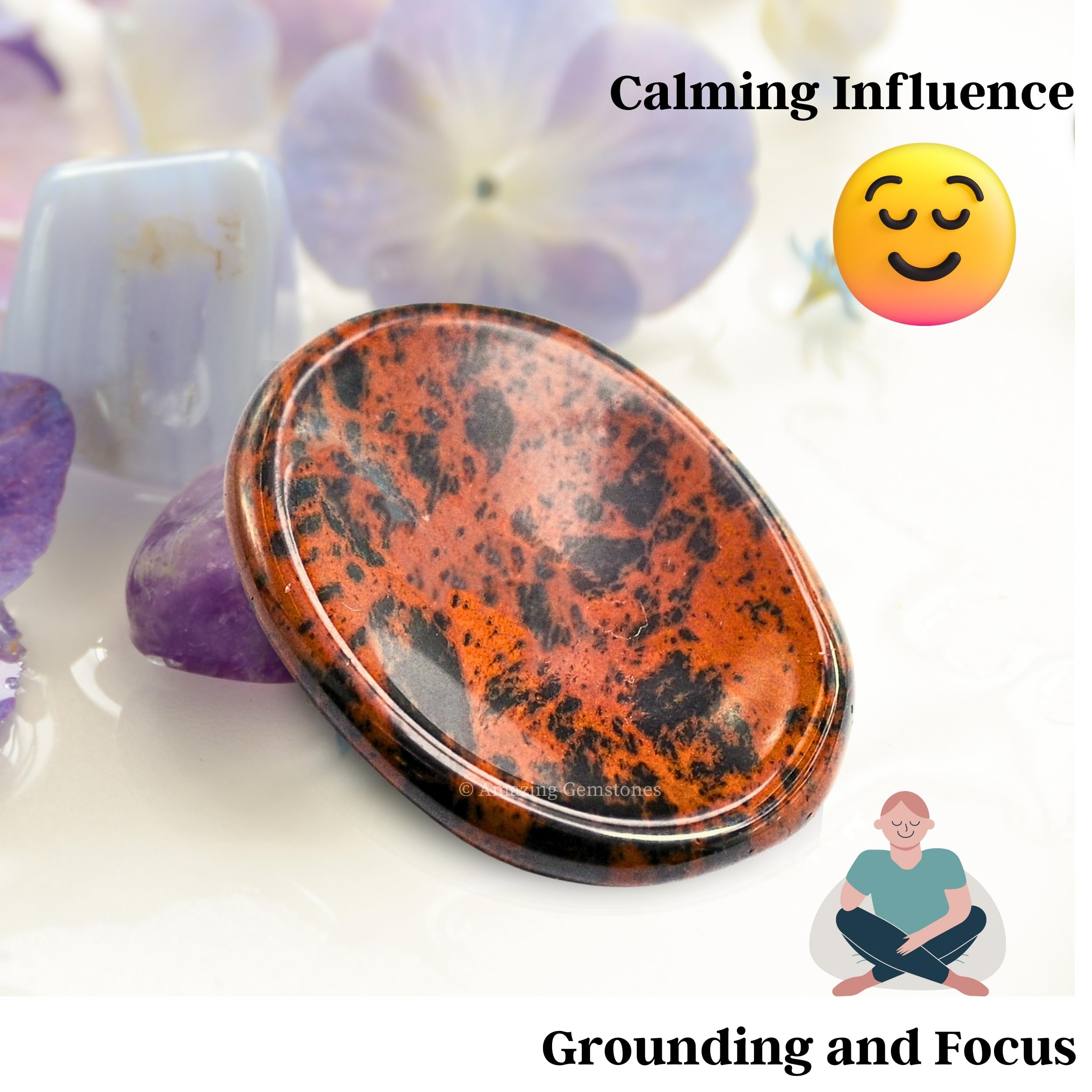Acompañante de meditacion de Amazing Gemstone en uso