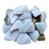 Amazing Gemstone ágata azul encaje crudo con certificado de autenticidad para coleccionistas.