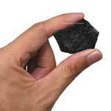 Amazing Gemstone Ágata Negra cruda, ideal para proyectos de joyería y pulido artesanal.