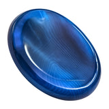 Amazing Gemstone Alma: piedra azul ágata para relajación y concentración durante la meditación.