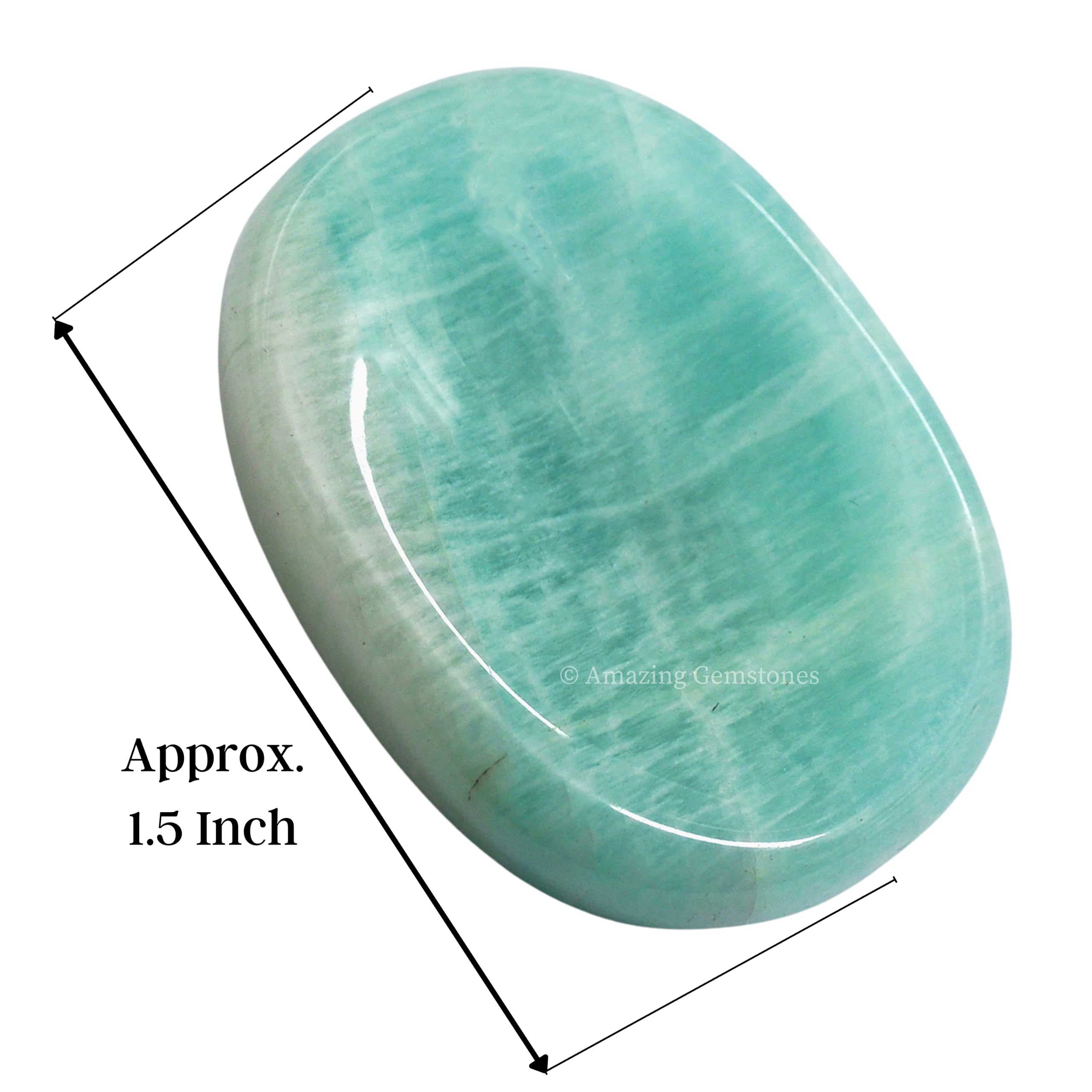Amazing Gemstone Amazonite para meditación: textura cristalina que ancla energías.