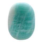 Amazing Gemstone Amazonite en palma: práctica para relajación y concentración sostenida.