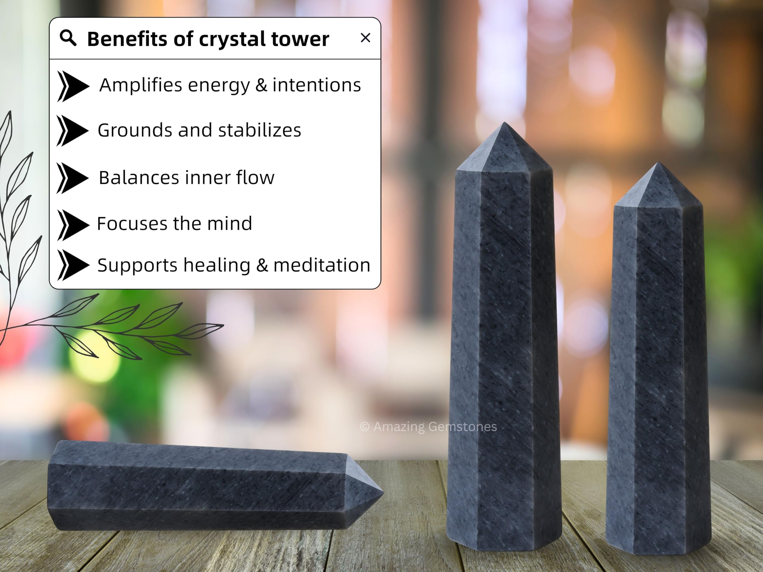 Ambiente de trabajo más armonioso gracias a la aventurina azul de Amazing Gemstone.