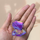 Amazing Gemstone Amethyst Aura Quartz con certificado de autenticidad incluido.