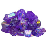 Amazing Gemstone Amethyst Aura Quartz crudo: detalle natural para inspiración y enfoque.