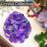 Amazing Gemstone Amethyst Aura Quartz crea ambiente relajante y agradable.