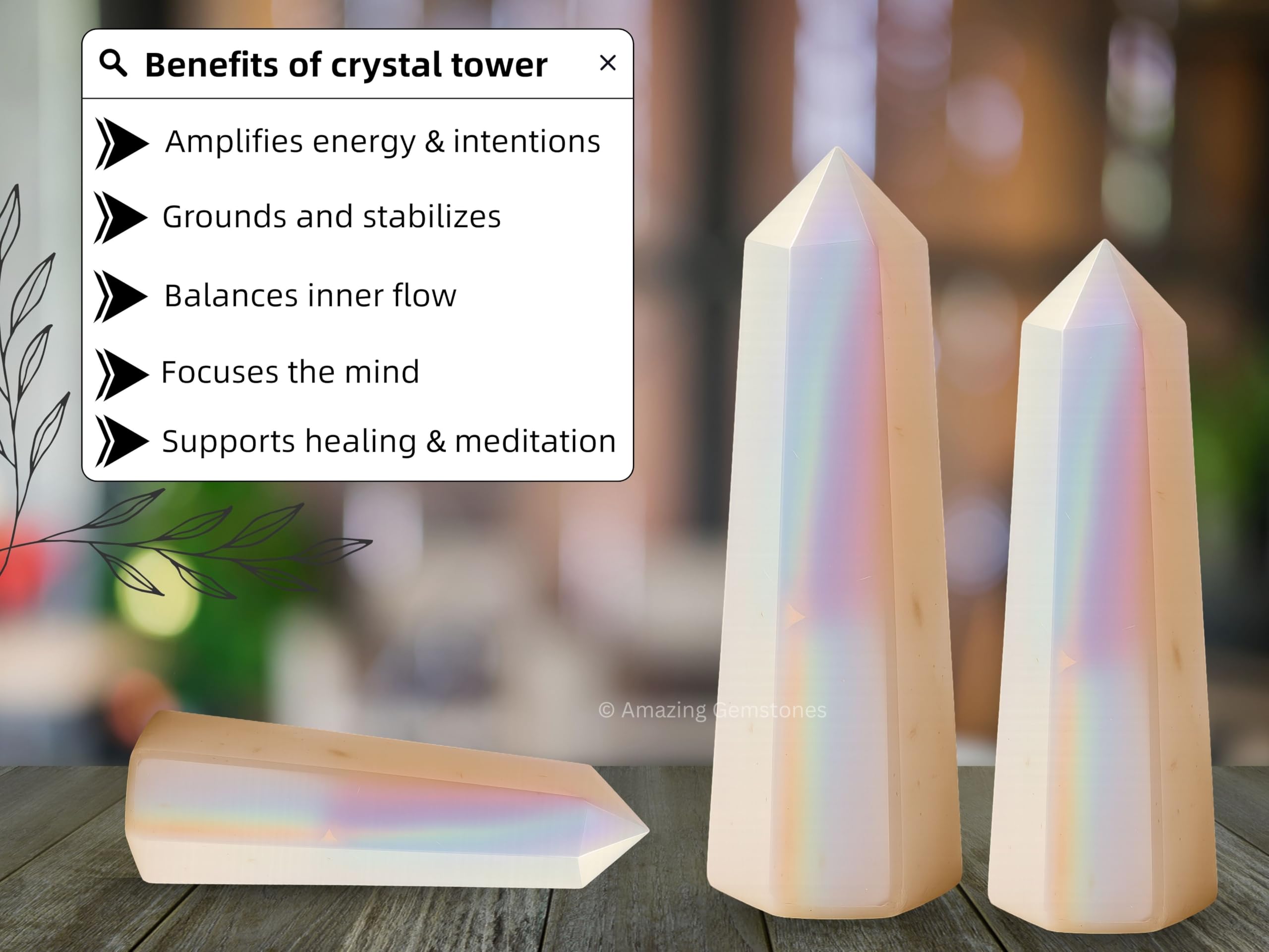 Amazing Gemstone Angel Aura Quartz, meditaciones y relajación guiadas con energía clara.