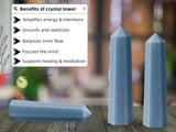 Amazing Gemstone Angelite: uso en aromaterapia para relajación y gestión del estrés durante rituales