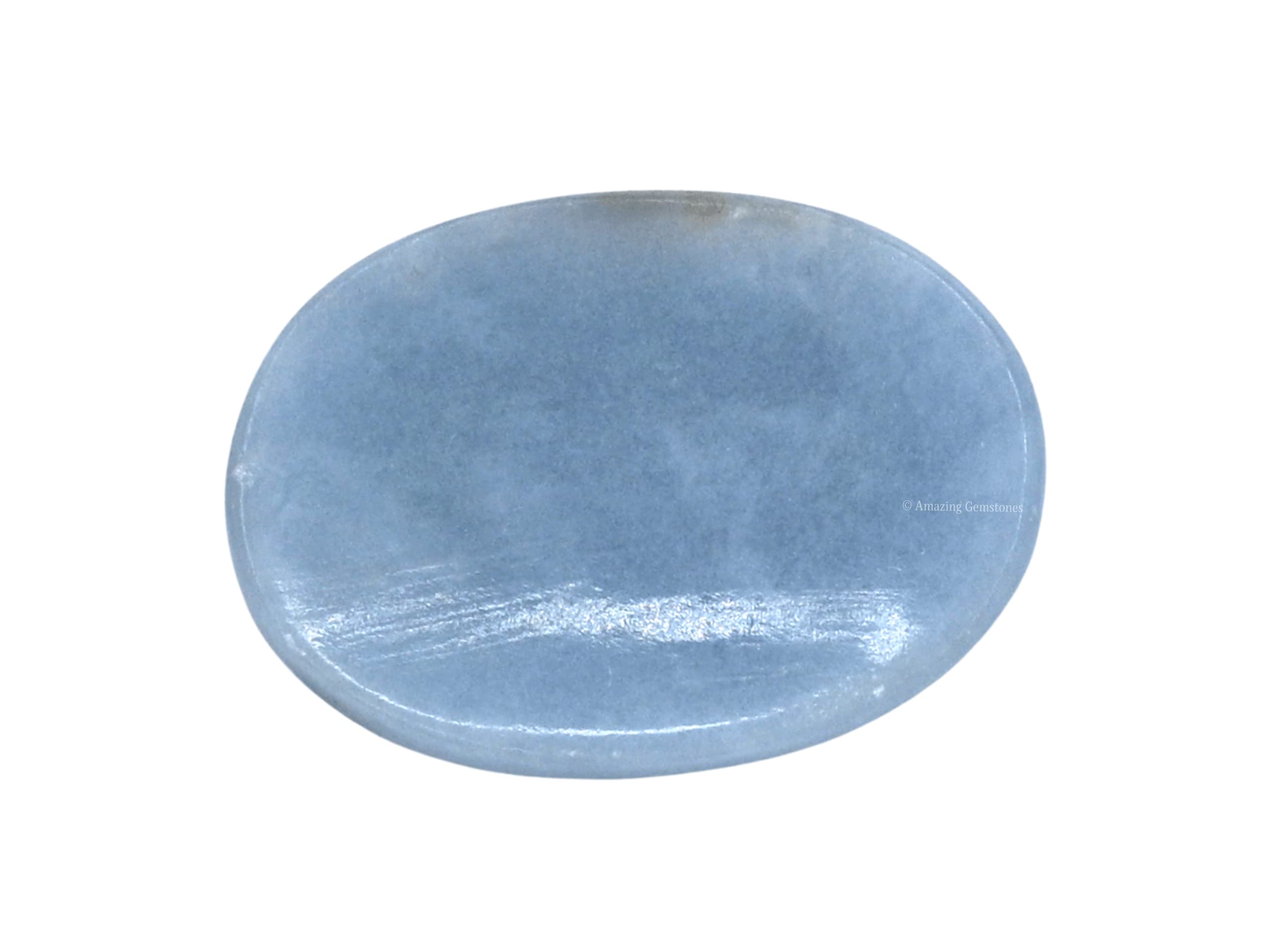 Angelite de Amazing Gemstone, artesanía natural para bienestar y serenidad.