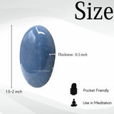 Piedra Angelite de Amazing Gemstone, transmite energía positiva para espacios calmados