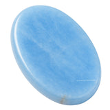 Angelite de Amazing Gemstone, piedra-preocupación para concentración y calma diaria.