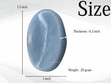 Angelite de Amazing Gemstone, piedra-relajación para uso diario y calma.