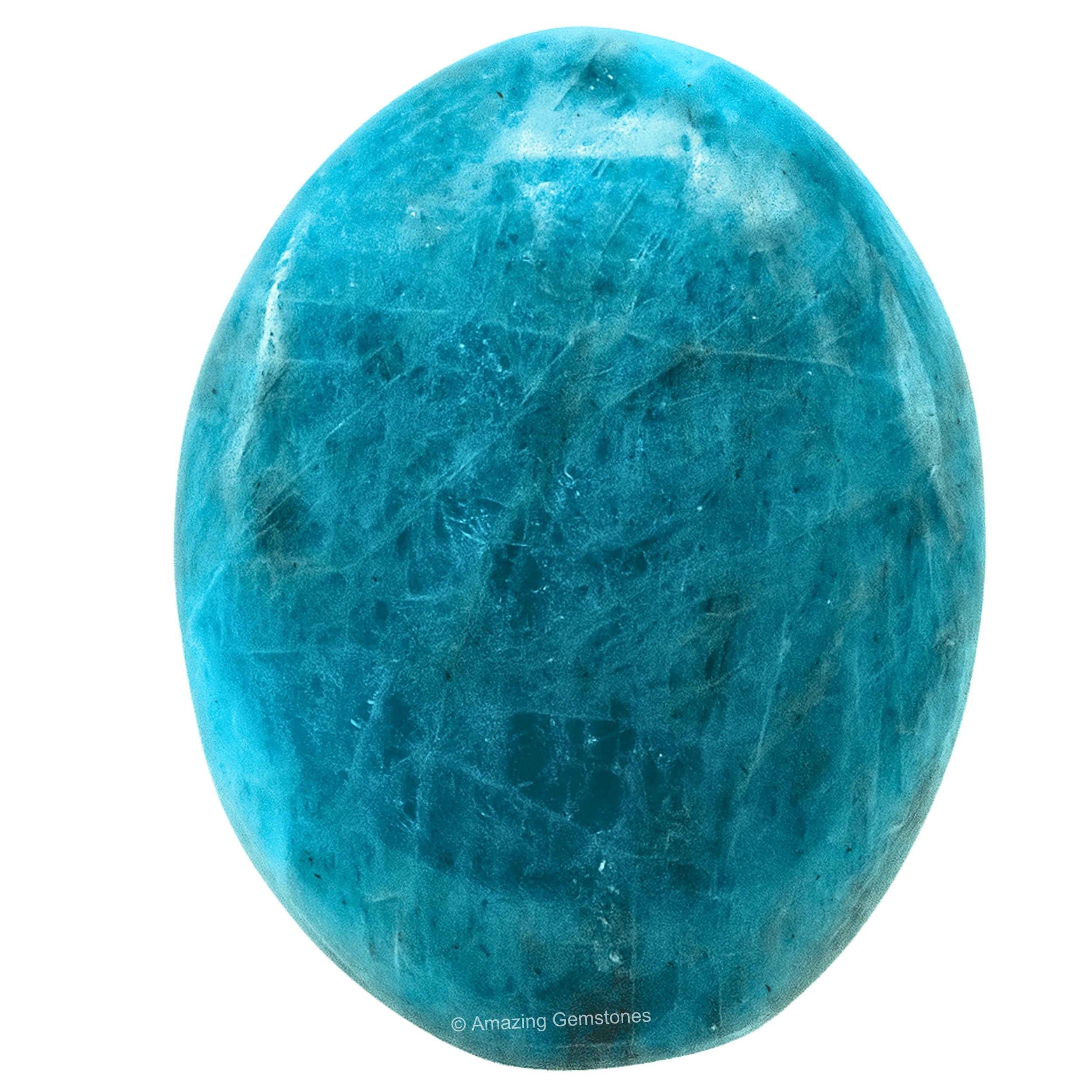 Amazing Gemstone Apatita azul en palma para meditación y equilibrio
