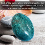 Amazing Gemstone Apatita azul, ideal para reiki y prácticas de meditación