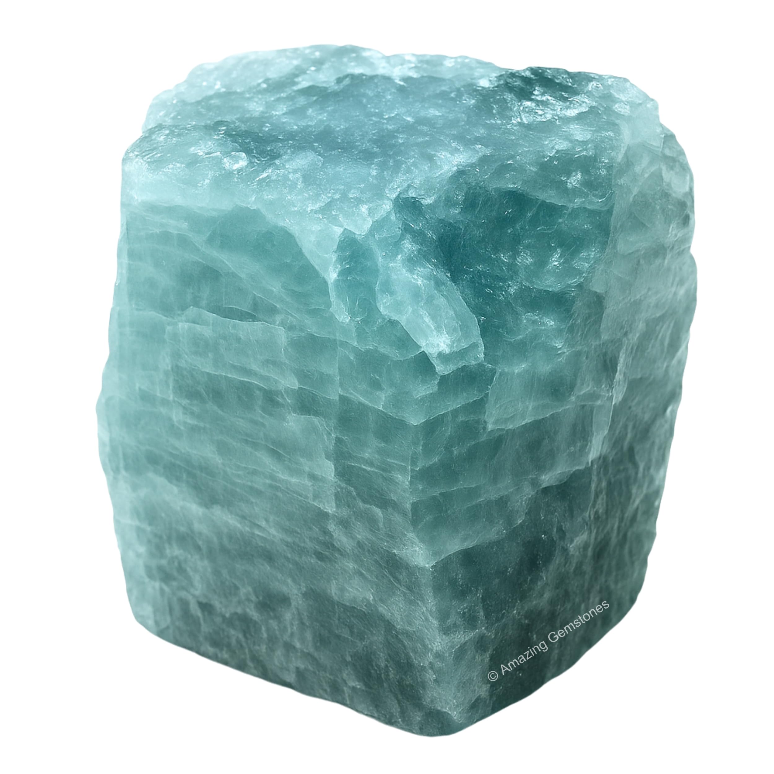 Amazing Gemstone Aguamarina cruda, piedra natural para pulir y colección.