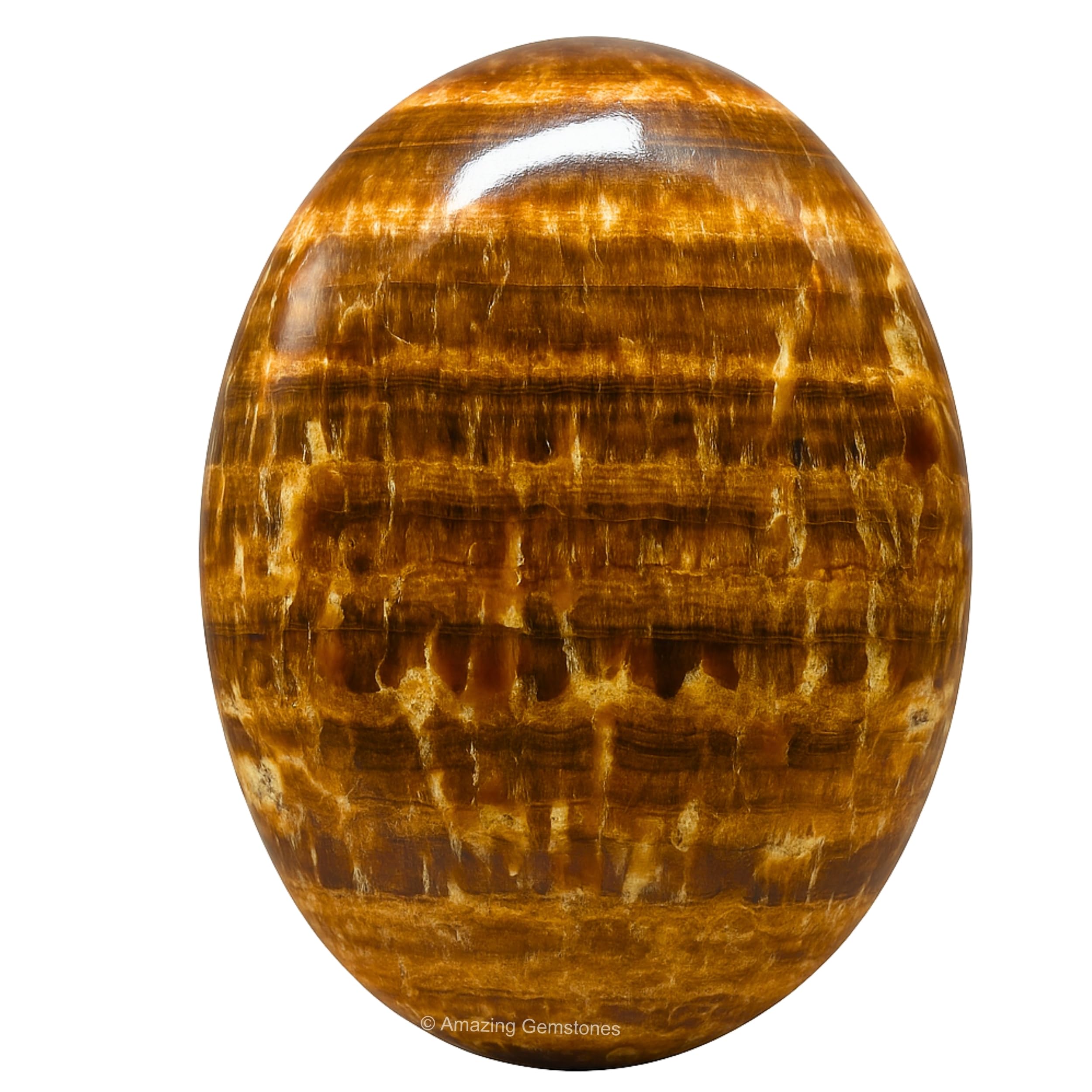 Amazing Gemstone: palma grande de aragonita, ideal para meditación y equilibrio.