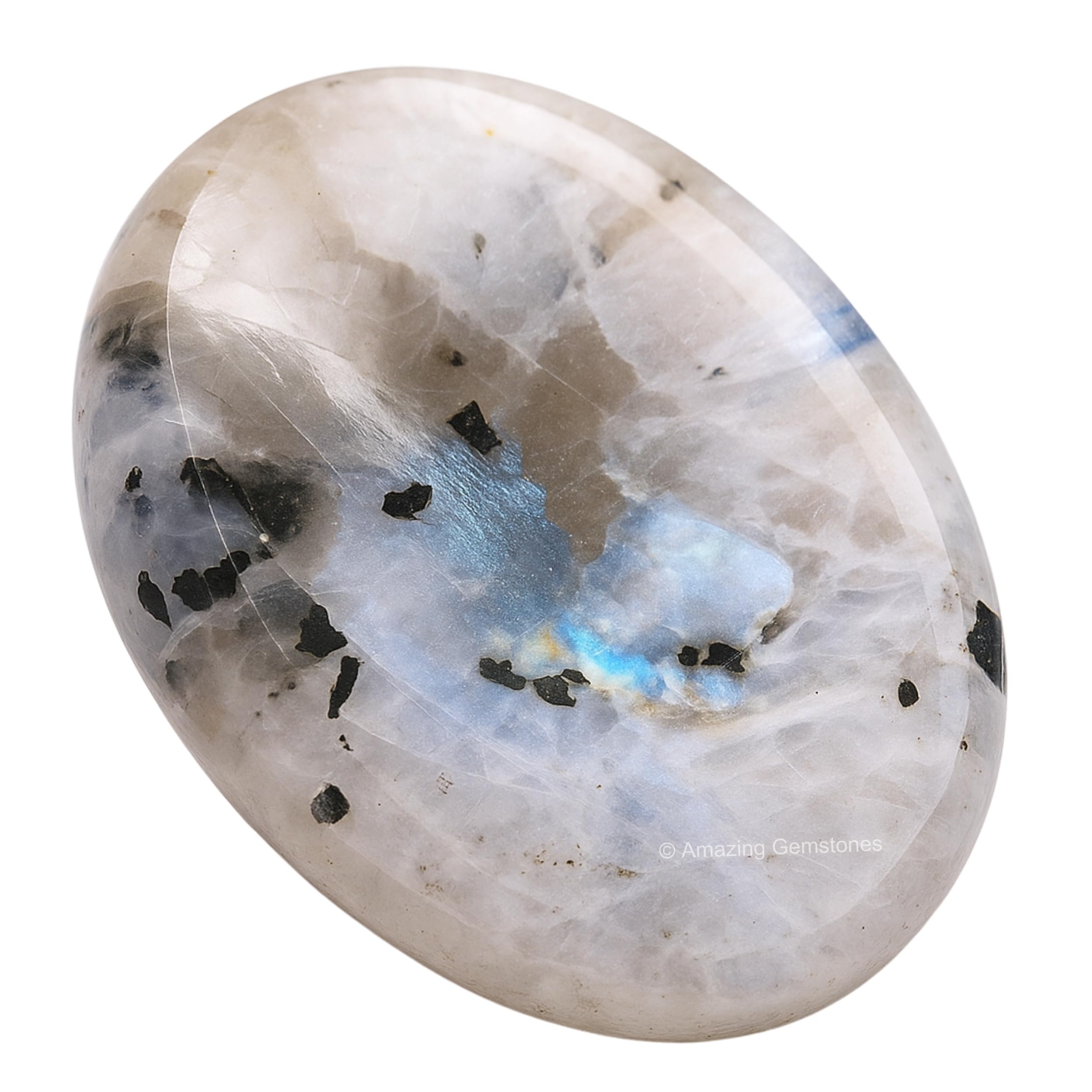 Amazing Gemstone Rainbow Moonstone: piedra arcoíris para relajación durante la meditación