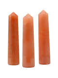 Amazing Gemstone torre aventurina roja para rejilla de cristal y equilibrio.
